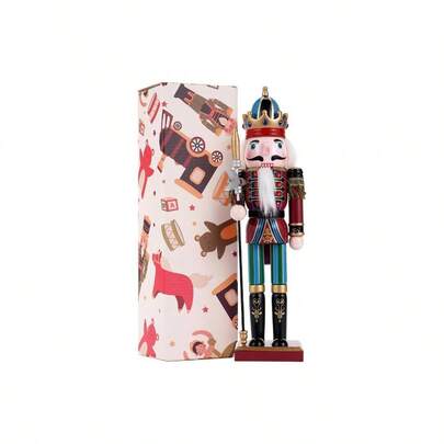 30 De MuEco Cascanueces Navidad, Adorno De Cascanueces Hecha De Madera De Pino De Alta Calidad para DecoraciN De Mesa De Mantel Casero, DecoraciN NavideA De Navidad Spray