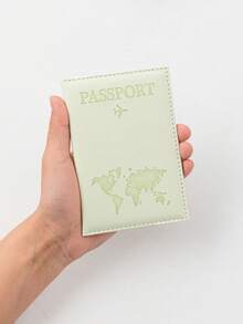 1 件创意薄荷绿色 PU 护照套，带登机牌夹和时尚护照夹，非常适合在旅行期间保护护照，可用作旅行收纳袋、化妆包、化妆包、度假收纳袋、大容量化妆品收纳盒化妆盒，可存放口红、刷子、护肤品、手机、硬币、小物品，可用作家庭、礼物、度假和节日万圣节圣诞节多功能用途，波西米亚风情 - 薄荷綠 - 查看 7