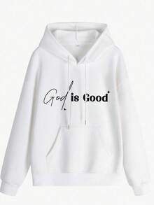 女士休闲保暖连帽卫衣，学院风印花设计，尽显青春活力。适合跑步、休闲、聚会、派对等场合，秋冬季保暖舒适，是跑步、运动等活动的理想之选。宽松加厚连帽卫衣，打造街头风和户外穿搭，秋冬季必备。白色 - 白色 - 查看 7