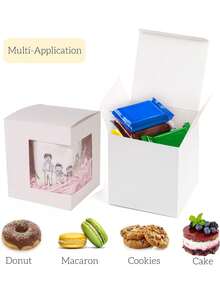12/6/2pcs Mug Gift Box, Coffee Cup Blank Packaging Box, Suitable For Sublimation Printing, 11oz, 12oz, 15oz Blank Ceramic Coffee Mug Gift Box (White) - White - View 12