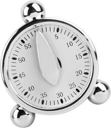 Reloj Despertador con Temporizador Mecánico de Cocina para Cocinar Recordatorio de Horneado - 1 - Ver 3