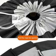 Tire Storage Bags Set Of 4, Adjustable Waterproof Tire Covers, Oxford Wheel Covers, Black Car Wheel Tire Covers, Veh... - B0F9YHS6NN - View 5