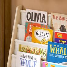 SoBuy Kids Bookcase, Childrens Bookcase, Kids Bookshelf KMB50-HG - Apricot - View 8