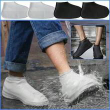 WADAYEY Cubre Zapatos Impermeable Lluvia para Hombre y Mujer, Cubierta para Calzado de Viaje Plegable, Antideslizante y Reutilizable - SG - Ver 7