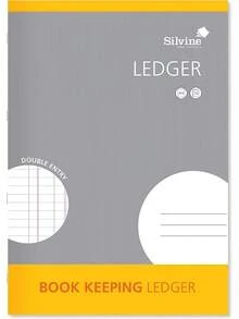 Silvine A4 Book Keeping Ledger, 32 Pages Printed 'Double Entry' - Ref SJA4L - Ledger - View 7