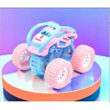 Four Wheel Drive Inertia Off-Road Vehicle - Competitive Vehicle - Rolling Stunt Sports Car - Children's Anti Fall Toy Car - Stunt Rolling Car - Cool And Dazzling Macaron Rolling Car Can Be Used As The Perfect Halloween Gift - Christmas Gift - Holiday Party Gift - 粉色 - 查看 8
