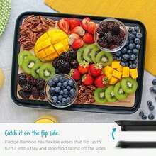 Dreamfarm - Silicone Flip Edge Cutting Board,(Fledge (7" x 10") Bambú) - Multicolor - Ver 6