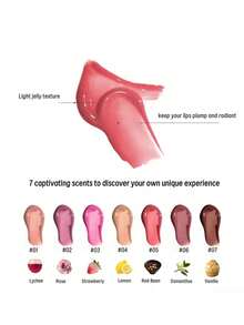 haggard EMO MONSTER Series M01 Dreamy Fish Lip Gloss, 2-In-1 Lip Care & Makeup - Lightweight, Non-Greasy, Hydrating Glossy Finish, Suitable For Daily And Date Makeup - 3.5g/0.12oz - M 01 - View 7