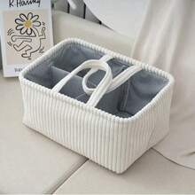 1pc Mommy Diaper Wet Wipes Storage Bag, Multi-Compartment Maternity Bag, Large Capacity Snack Basket - Multicolor - View 3
