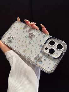 1 funda de teléfono eleganteNo incluye cordón ni soporte. StarElementFashionPhoneCasesStarPattern1 piezaFantasy StoneFramedPhoneCase,ScreenLaserStarTransparentPhoneCase,CompatibleWithiPhone11/12/13/14/15/16/16ProfessionalMax,TransparentHardProtectiveCoverPremiumTextureCompatibleWithiPhone17/17Pro/17ProfessionalMax/,BirthdayGiftParty - Borrar 2 - Ver 6