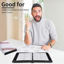 Football Card Binder 4 Pocket - Holds 400 Cards For Collecting - Baseball001 - View 3