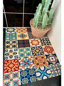 1pc Coffee Mat - Hide Stain Absorbent Rubber Backing Quick Dry Mat For Kitchen Counter Coffee Bar Accessories Dish Drying Mat For Coffee Maker Coffee Maker Coffee Pot Espresso Maker - Multicolor - View 4
