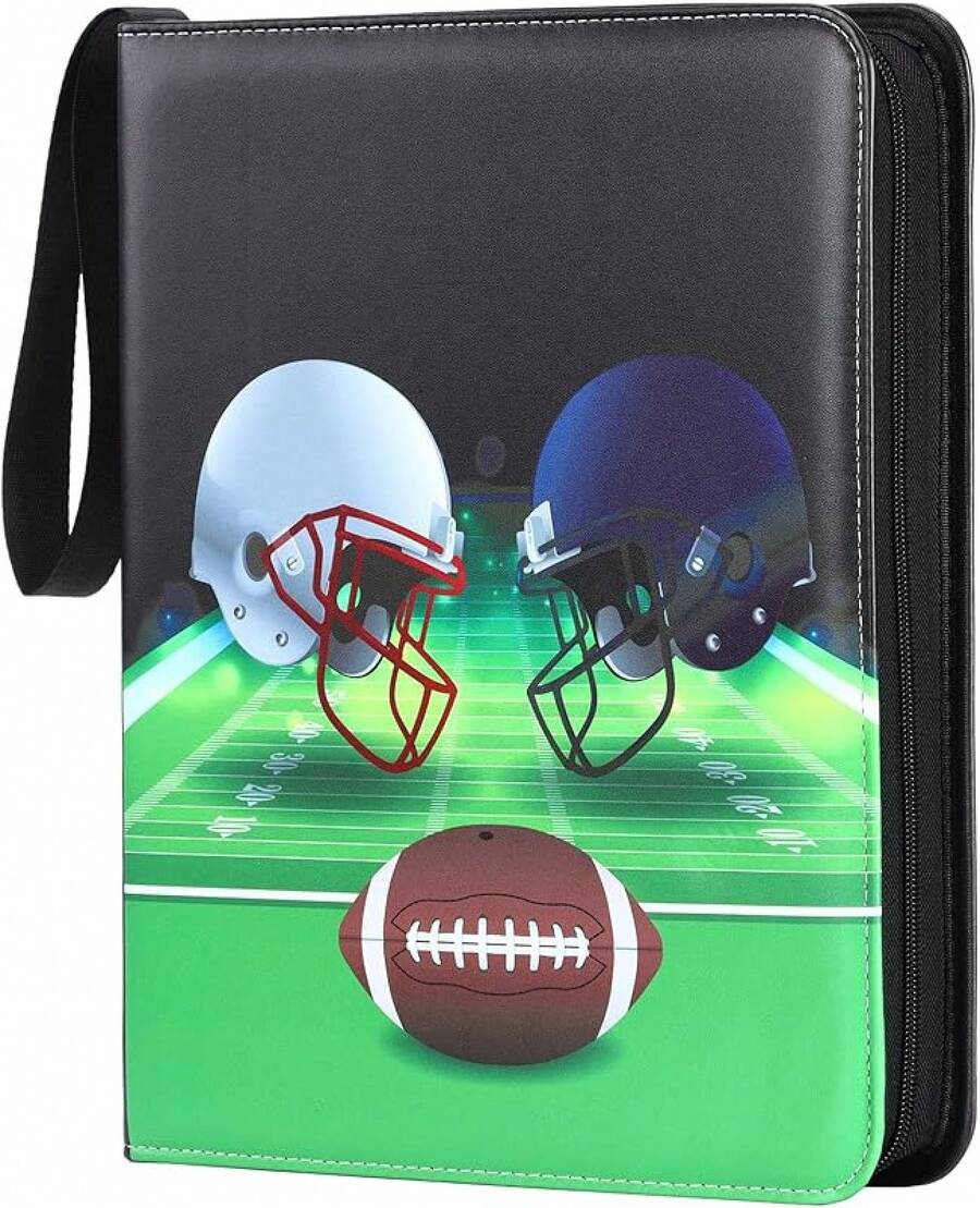 Football Card Binder 4 Pocket - Holds 400 Cards For Collecting - Football002 - View 1