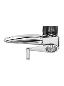 Premium Stainless Steel Cheese Grater - Manual Rotary Cheese Grater With Replaceable Blades, Durable Metal Kitchen Tool, Easy Cheese Preparation For Home And Restaurant Use, Cheese Shredder - Multicolor - View 13