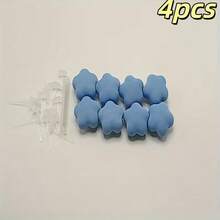 4/8 klipsów do prześcieradeł – miękkie, antypoślizgowe, wytrzymałe, z tworzywa PP, z wzorem rozgwiazdy, łatwe w montażu i demontażu, odpowiednie do delikatnych tkanin, do domu, podróży, wynajmu i dla mieszkańców (tylko pranie ręczne) – klipsy do kołder, prześcieradeł i pościeli - Wielokolorowe - Zobacz 17