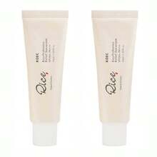 KOEC 50毫升（1.69液盎司）米粉保湿防晒霜 SPF 50+，日常舒缓韩国敏感肌肤防晒乳液，旅行装防晒霜，舒适防晒 - 米色 - 查看 6