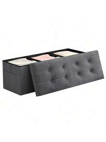 Oak&Tea Storage Benches - Grey - View 9