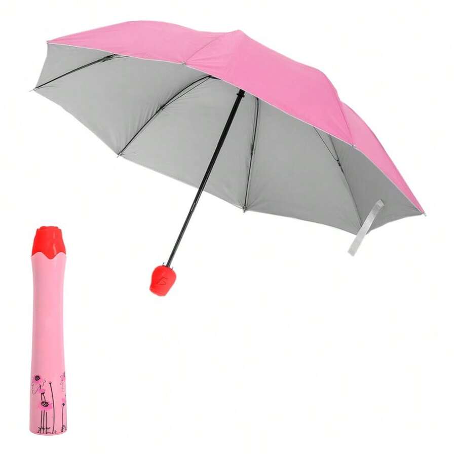 Umbrellas And Rain Hat Umbrellas - Pink - View 1