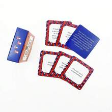 Mini Fun Trivia Game - 'How Well Do You Know Me?' - Family/Friends Party Game Cards, Board Games, Card Games - Red - View 6