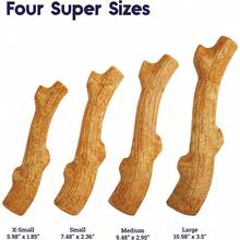 Outward Hound Super Dogwood Durable Dog Chew Toy, Medium - Long Lasting Chew Stick Made With Real Wood - USA Made, M - Large (Pack of 1) - 查看 4