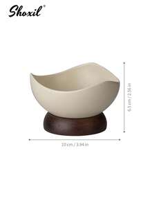 shoxil 1 pièce Bol en poterie épais, convient pour la crème glacée et les desserts, peut également être utilisé comme coupe à glace, assiette à collation, plateau, petit plat, plateau à collation et à fruits unique et haut de gamme, convient pour la maison, le thé de l'après-midi, les réceptions et la rentrée scolaire - Coupe à dessert - Voir 14
