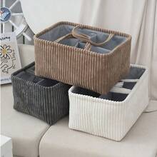 1pc Mommy Diaper Wet Wipes Storage Bag, Multi-Compartment Maternity Bag, Large Capacity Snack Basket - Multicolor - View 7