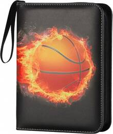 Football Card Binder 4 Pocket - Holds 400 Cards For Collecting - Basketball001 - View 12