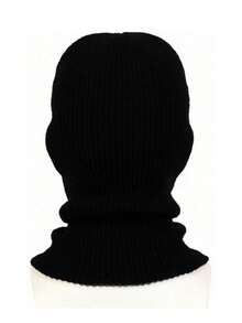 1/2 Mũ trùm đầu 3 lỗ, mặt nạ che kín mặt, có thiết kế thêu hình mặt cười, mũ len giữ ấm khi cưỡi ngựa ngoài trời, mũ trang trí tiệc Giáng sinh và quà tặng năm mới. - Nhiều màu - Xem 6