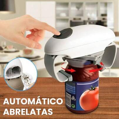 Abrelatas eléctrico, abrelatas automático con un solo toque y gran potencia, abrelatas manos libres para mujeres, personas mayores, personas con artritis, manos débiles y chefs, el mejor gadget de cocina para uso doméstico, un regalo ideal.