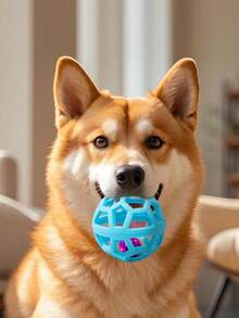 Durable Chew Toy Ball For Dogs, Hollow Toy For Small Dogs, Edible Chew Toy - Multicolor - View 3