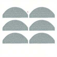 适用于小米 S20 E12 E10 B112 吸尘器的灰色超细纤维拖把垫套 - 耐用塑料地板配件，易于更换，清洁必备品|现代吸尘器配件|耐用塑料套，拖把桶 - 彩色 - 查看 2