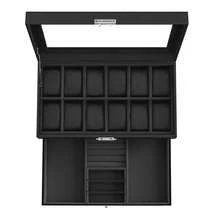 Watch Boxes & Organizers - Black - View 10