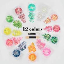 Glitter & Facial Gems - 12pcs-B - 查看 9