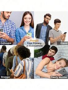BOLLYMORE 3pcs Privacy Screen Protector, Compatible With IPhone 17/16/16e/15/14/13/13 Pro/12/11/17 Pro Max/17 Air/16 Pro Max/15 Pro Max/14 Pro/Plus/Mini/X/XR/XS Max/7/8, 9H+ Tempered Glass, Compatible With Dynamic Island, Anti-Scratch, Full Coverage, Privacy Anti-Peeping - 3pcs Privacy Glass - View 10