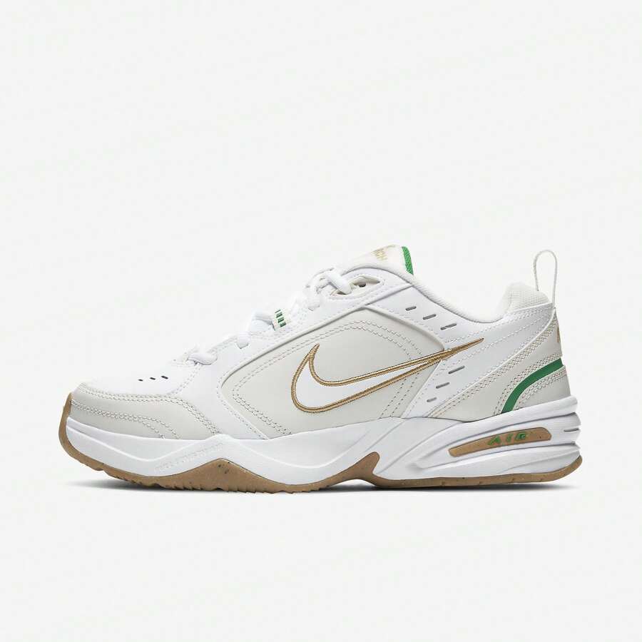 耐克 AIR MONARCH IV 男鞋,多功能训练鞋,室内健身鞋,415445-103,运动鞋 - 白 - 查看 1