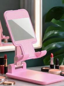 1Pc Foldable Phone Stand, Adjustable Phone Holder For Desk, Portable & Telescopic Tablet & IPad Stand, Height & Angle Adjustable Mount, Non-Slip Base, Essential Phone Accessories, A Great Phone Holder Stand, Perfect For Halloween, Christmas Gifts.