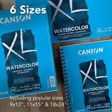 XL Series Watercolor Textured Paper Pad For Paint Pencil Ink Charcoal Pastel And Acrylic Fold Over 140 Pound 9 X 12 Inch 30 Sheets 100510941 - White - View 4