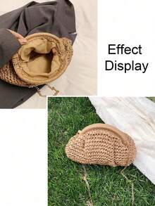 Cloud-Shaped Round Aluminum Clips In Multiple Sizes, Luggage Hinge Clips, Cloud Bag Holders, Woven Bag Mouth Clips, Gold Bag Clips, Women Gift - Multicolor - View 3