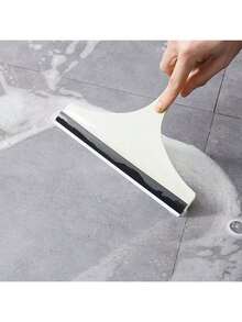 1pc Soft Rubber Glass Scraper, Suitable For Cleaning Windows, Floors And Bathroom Tiles; Great For Home And Bathroom Decor, Autumn Decor And Back To School, Also Usable In Kitchen And Shower - Multicolor - View 4