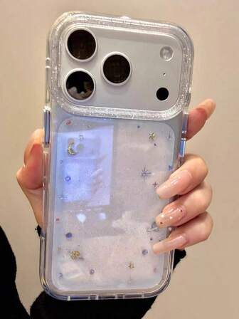 כיסוי מגן לטלפון מינימליסטי כוכבי, אינדי צבעוני, פלנטה רים, תואם לאייפון 17 פרו מקס, 16 פלוס, 15 פלוס, עיצוב מינימליסטי ייחודי, כיסוי נגד נפילות