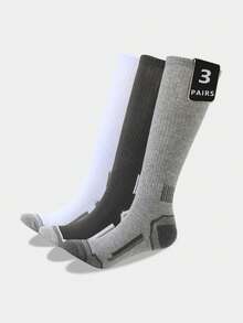 Termiczne skarpety sportowe dla mężczyzn, 3/5/10 par, amortyzowane skarpety treningowe z podparciem łuku stopy – zimowe skarpety do biegania, koszykówki, siłowni, wędrówek i codziennego użytku, na zimne dni, wygodne skarpety - Wielokolorowe - Zobacz 23