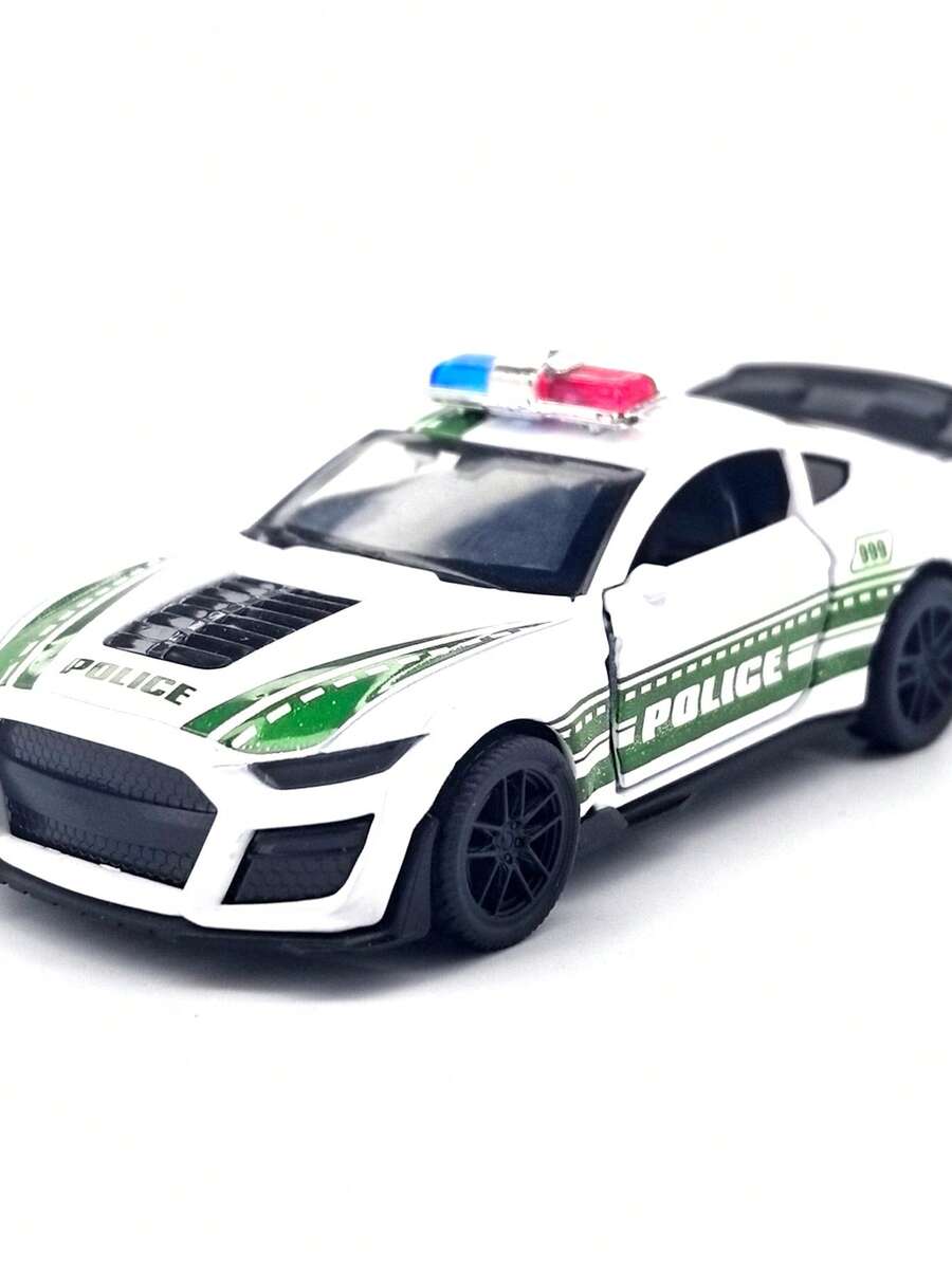 Toy Car For Boys, Openable Doors Toy Car, Children's Alloy Small Car, Sports Car, Racing Car, Simulation Car Model - Black - View 1