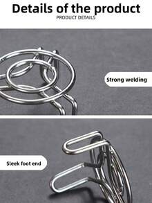 Stainless Steel Mini Steamer Rack, Steaming Shelf For Rice Cooker, Pressure Cooker, Steamer - Multicolor - View 9