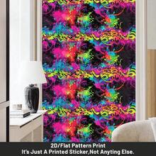 1 Piece, Fashionable And Artistic Self-Adhesive Removable Wallpaper, 2D Flat Color Abstract Graffiti Pattern PVC Wallpaper, Can Be Spliced, Home Decoration Background Wall Paper Decorative Wallpaper, Suitable For Kitchen, Living Room, Bedroom, Staircase, Bathroom Wall And Furniture Decoration, Furniture Renovation Sticker Wall Stickers, Easy To Stick And Install 39.37x15.75 Inches (100cmx40cm) - 39,37*15,75in (100*40cm) - Xem 2