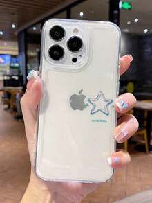 このシンプルでニッチな5ポイントの星型、フェミニン、ユニーク、クリエイティブ、透明なシリコンレンズのフルカバレージソフトシェル電話ケースは、Apple 17ProMax、17Pro Air、IP17、IPhone16、16Plus、16Pro、16ProMax、15Pro、IP15、15Pro、15ProMax、14Pro、13PM、13、12Pro、12ProMax、11Pro、11PM、および11ProMax。 これは、Appleと互換性のあるドロッププルーフ保護するケースです。 - クリア - チェックする 1