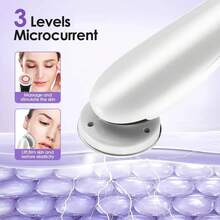 Electric 7 In 1 Facial Massager Vibration Hot Compress Skin Care Tool Multifunction Skin Rejuvenation Face Firming Massage Instrument 400mAh - Multicolor - View 8