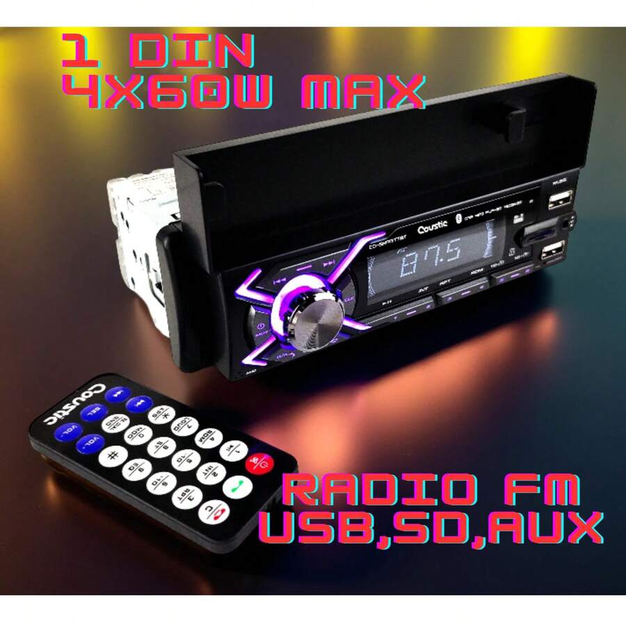 Car MP3 Players - Black - View 1