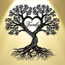 Elegant Minimalist Halloween Tree Of Life Metal Wall Art - Abstract Love-Inspired Decor For Home, Office, And More - Modern Craft Sign Hanging For Living Room, Bedroom, Patio, Kitchen, Yard, Cafe, Bar, Rustic Farmhouse - Perfect Gift For Antique Lovers