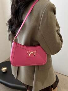 Classic And Stylish Solid Color Quilted PU Leather Tote Bag, Women's Multi-Functional Dome Tote Crossbody Bag, Minimalist Travel And Vacation Handbag, Business Commuting Briefcase Shoulder Bag, Tote Bag, Women's Tote Bag, Designer Handbag, Clutch Bag, Oversized Tote Bag, Handbag, Women's Handbag, Women's Evening Bag, Tote Shoulder Bag, Crossbody Bag, Shell Bag, Women's Solid Color Multi-Functional Tote Bag, Simple Multi-Pocket Large Capacity Student Crossbody Bag, New Casual Travel Vacation Shopping Handbag & Shoulder Bag, Perfectly Suitable For Beach, School, Workplace And Daily Use. - 紅色 - 查看 4