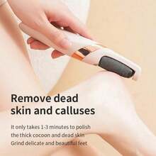 Smooth Pedicure Wand, Callus Remover Feet, Rechargeable Pedicure Tools Foot Care Kit, Pedicure Tools, Pedicure Tools Kit, Feet Care, Removes Dry Skin Smoother Feet Nail Art Manicure Proof Exfoliant - 粉色 - 查看 8